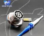 MIL-DTL-38999 Series III Circular Connectors, Triple-Start Thread Connectors